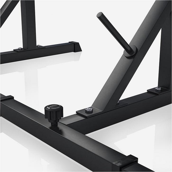 Adjustable Squat Rack Black