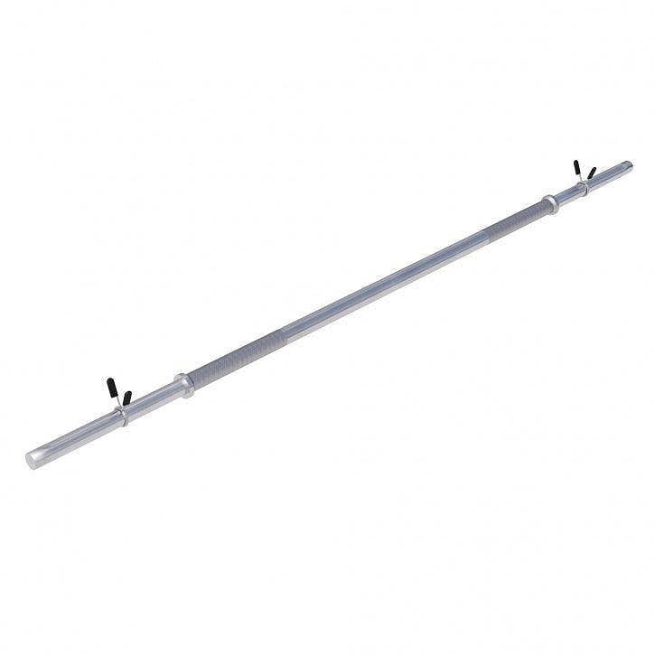 Barbell Bar Chrome 150 cm with Spring Collars