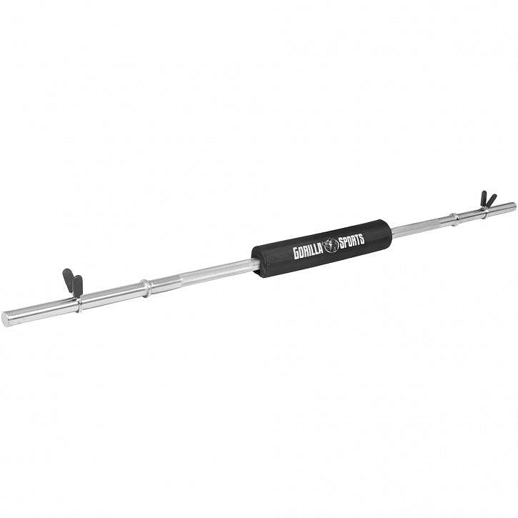 Barbell bar 170 cm with Spring Collars and Neck Pad