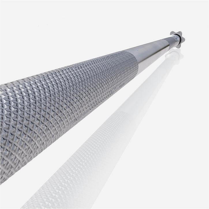 Barbell Bar Chrome 150 cm with Star Collars