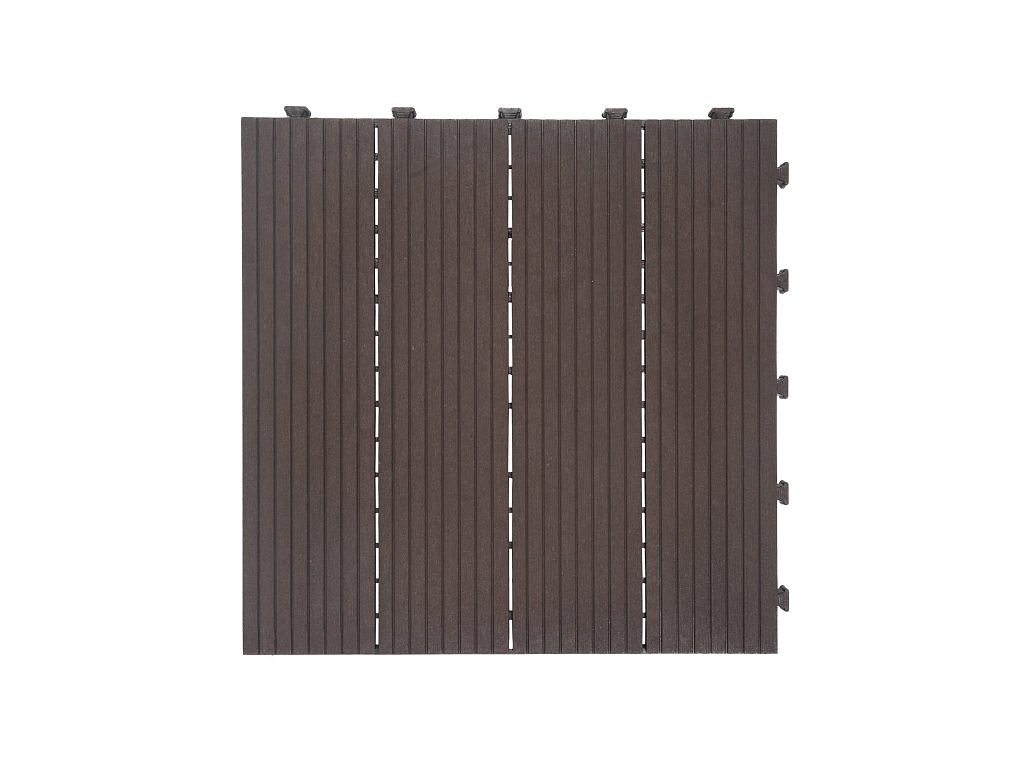 Gumová dlaždice COSMOPOLITAN 45 x 45 cm, hnědá, zesílená 2,5 cm