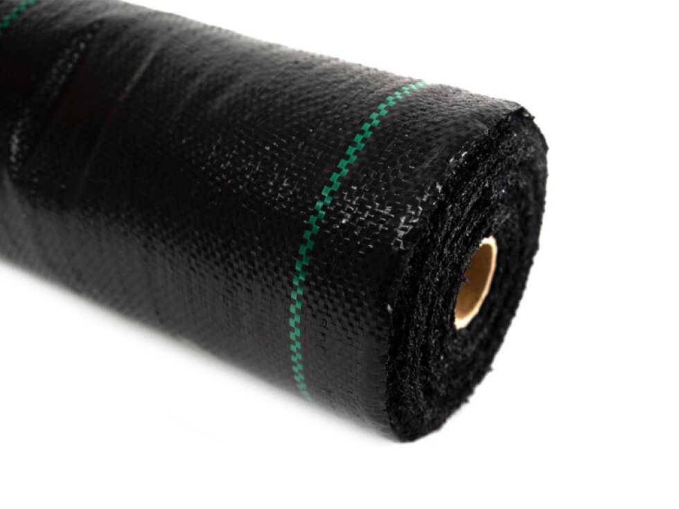 Tkaná textilie proti plevelům černá 0,6 x 100 m, 70 g/m2