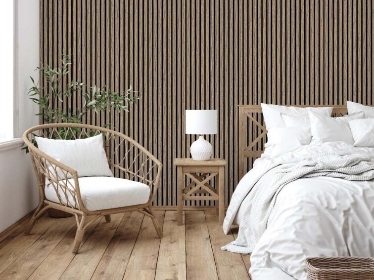 Akustický panel LEGI 60 x 270 cm, hnědá