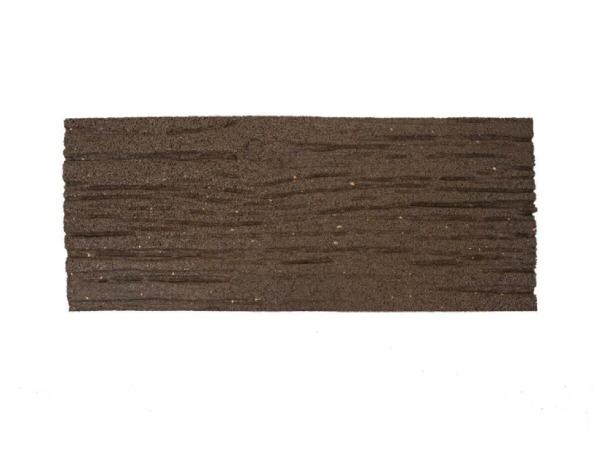 Zahradní nášlap RAILROAD TIE, hnědý, gumový