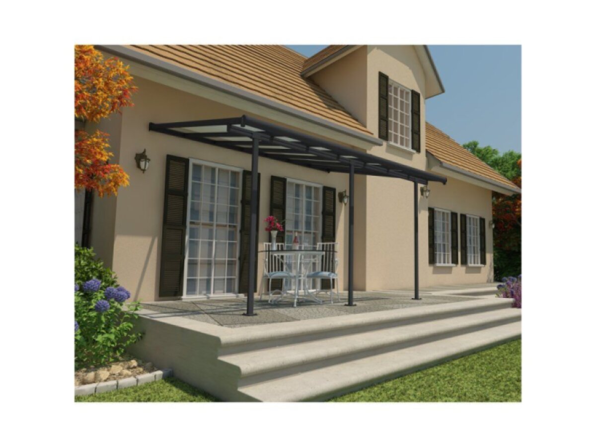 Hliníková pergola PALRAM Sierra 4200 antracit 3 x 4,25