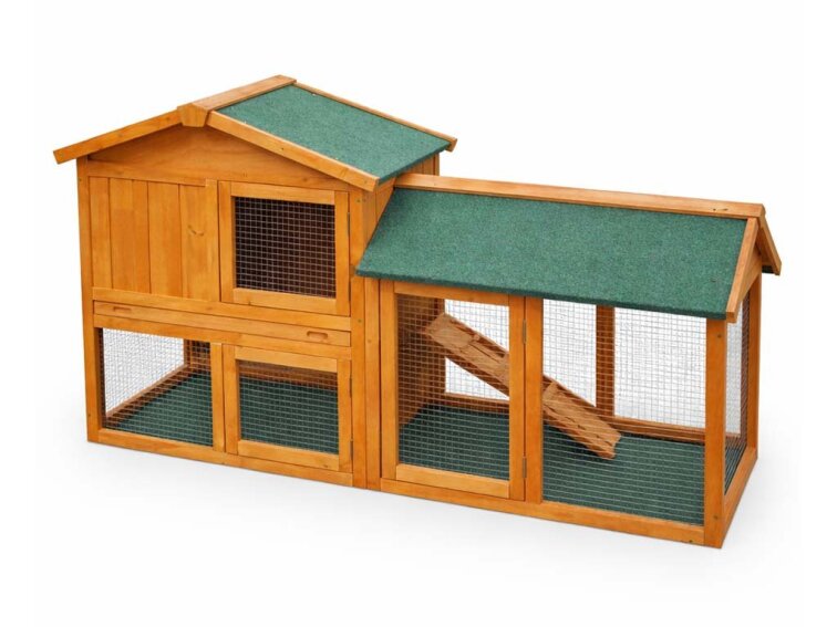 Králíkárna KENNIVA BENJI 1460 x 535 x 860 mm, dřevěná