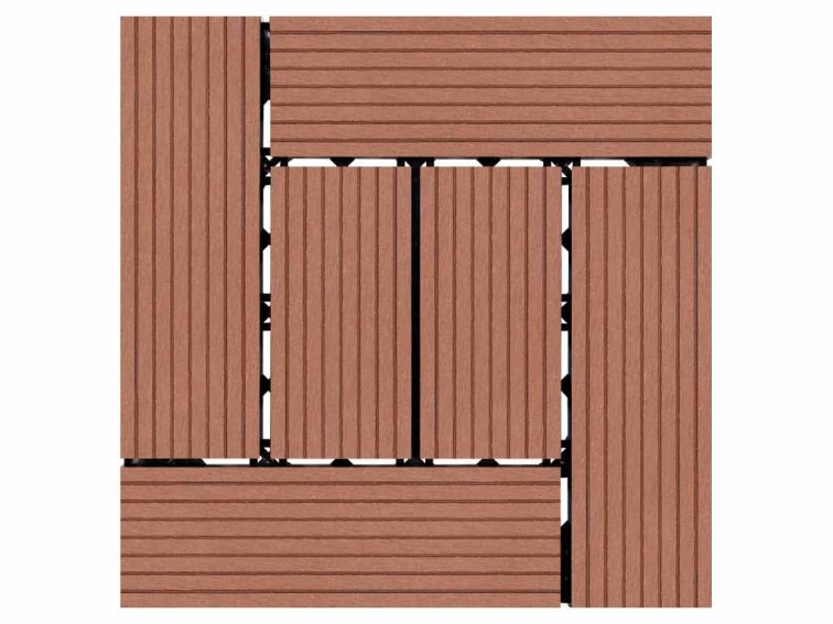 WPC dlaždice LEGI STYLE 30 x 30 cm, chocolate