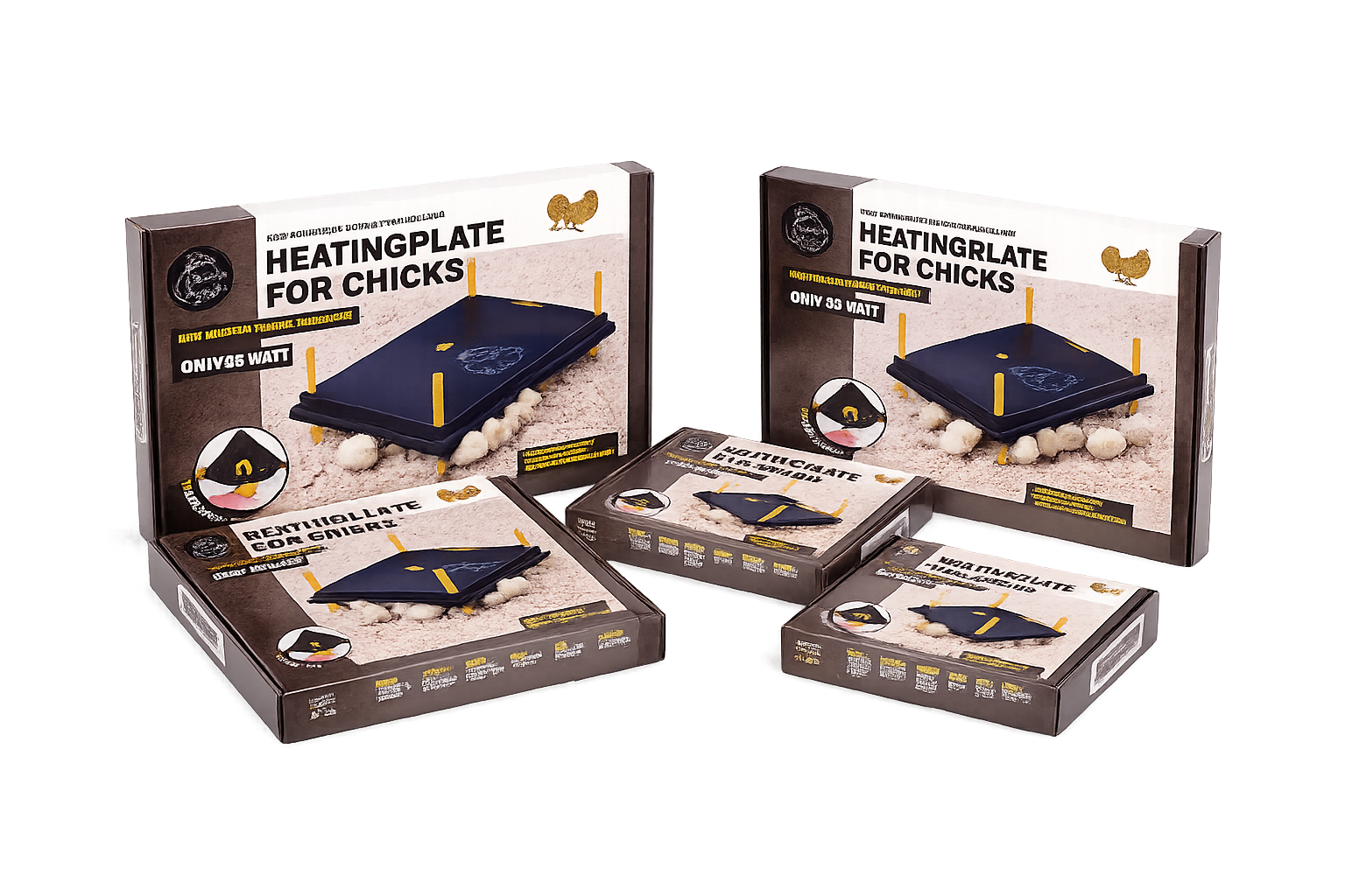 Umělá kvočna - výhřevná deska 30x30 cm, 20 W.