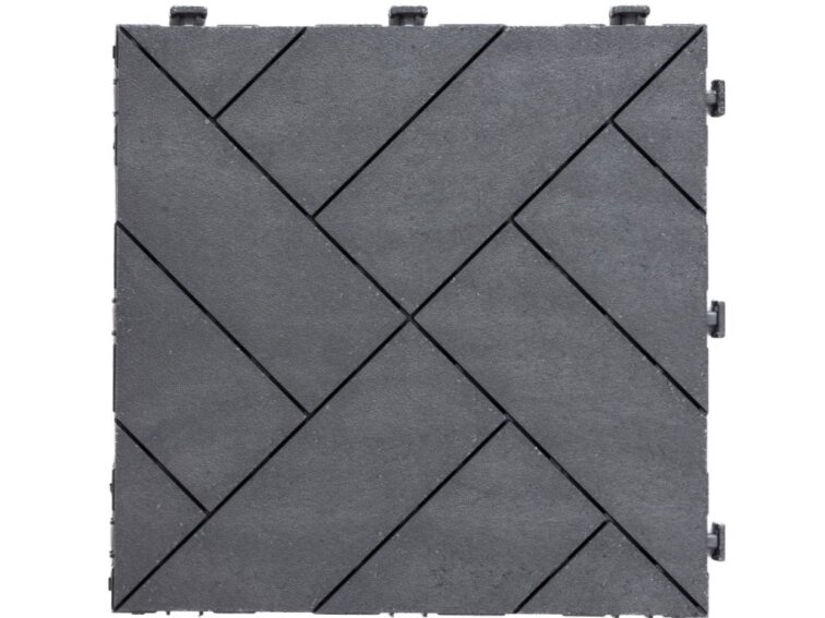 Gumová dlaždice ARISTA 30 x 30 cm, šedá