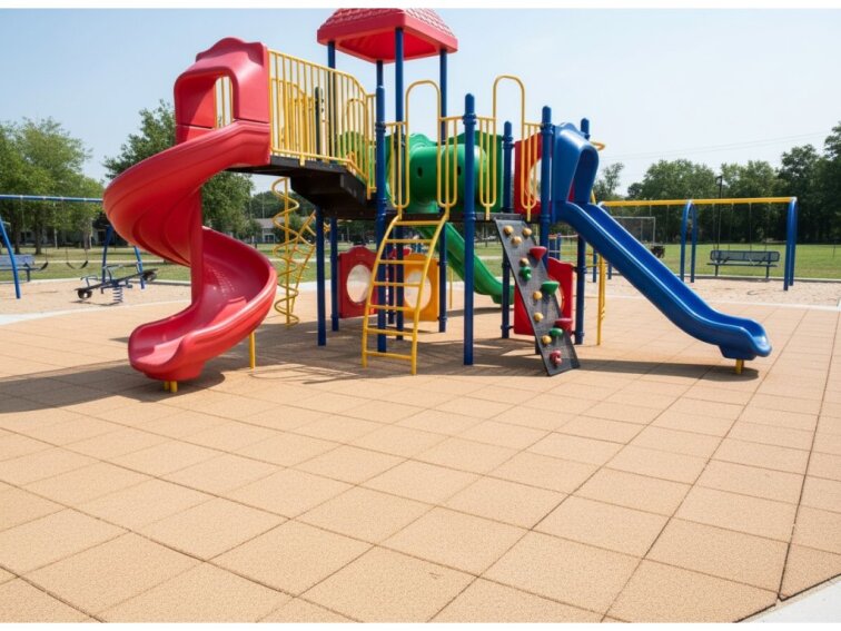 Gumová trávníková dlaždice ASLON 50 x 50 cm, Sandy Beach