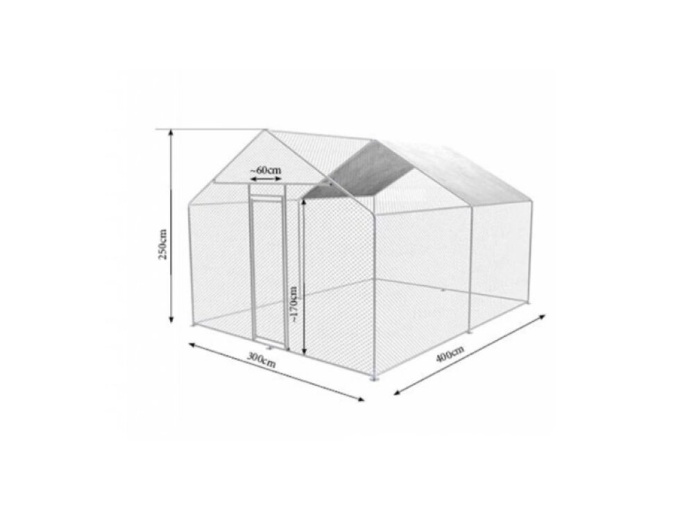 Výběh pro drůbež ZM 3x4x2,5m