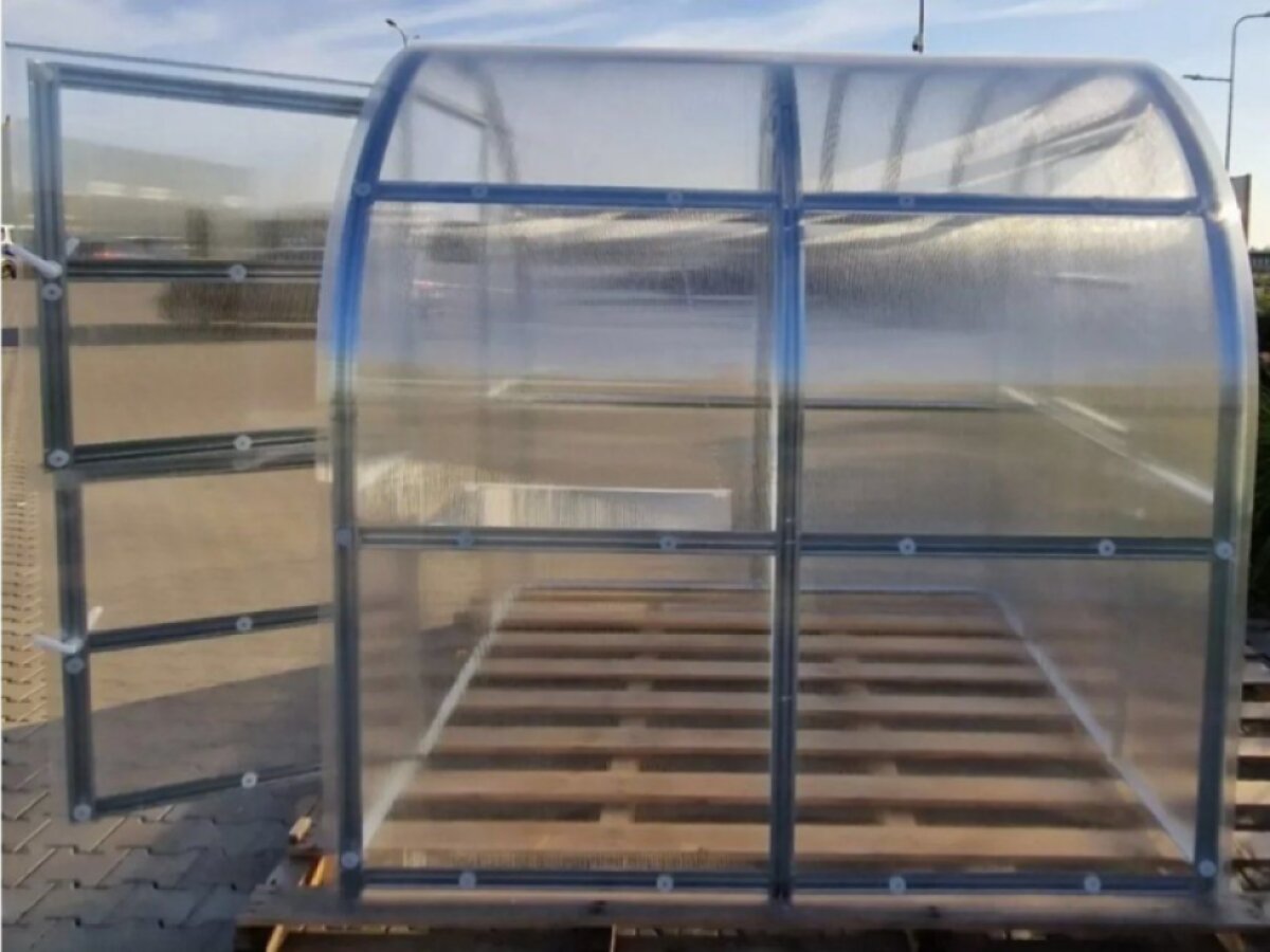 Zahradní skleník GARDENTEC SLIM 4 x 2 m, 4 mm