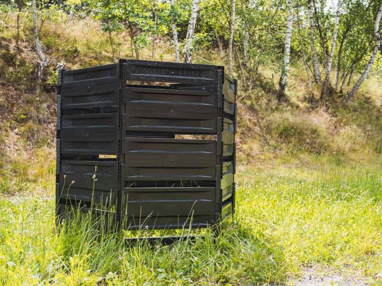 Kompostovací silo S 900 l černé silnostěnné