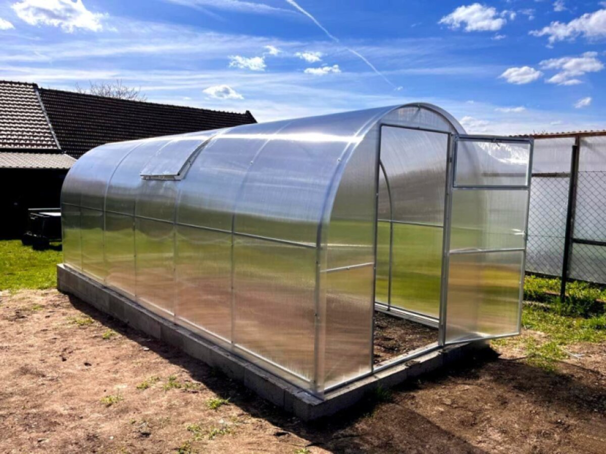 Zahradní skleník LEGI TOMATO 4 x 2 m, 4 mm