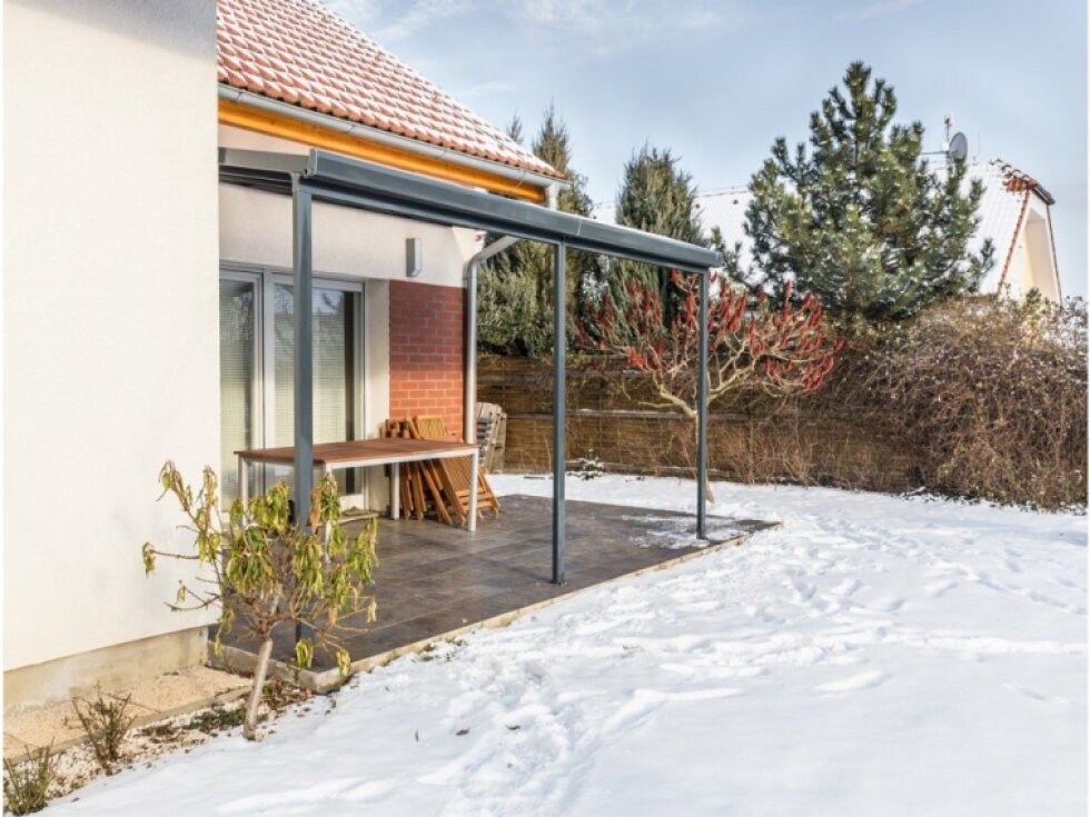 Hliníková pergola Terrassendach original 4,26 x 4,06 m - antracit