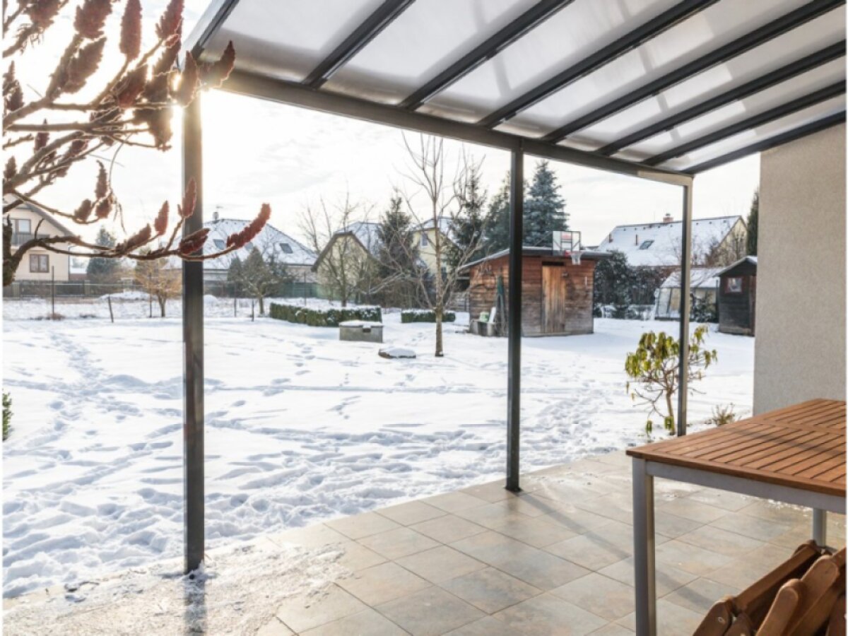 Hliníková pergola Terrassendach original 3,06 x 4,06 m - antracit