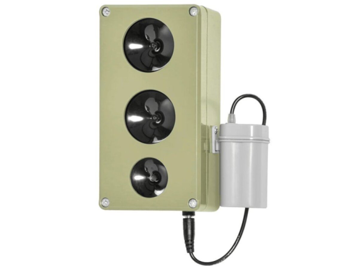 Vodotěsný extra silný ultrazvukový plašič na kuny, myši a potkany DRAGON ULTRASONIC CHZ300