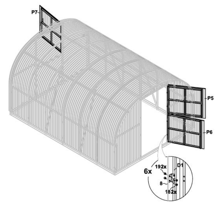Zahradní skleník GARDENTEC CLASSIC 6 x 3 m, 4 mm