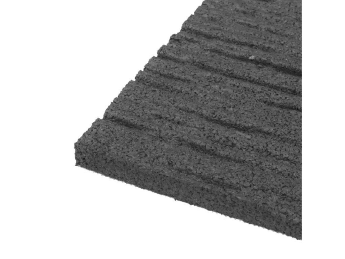 Zahradní nášlap RAILROAD TIE, šedý, gumový