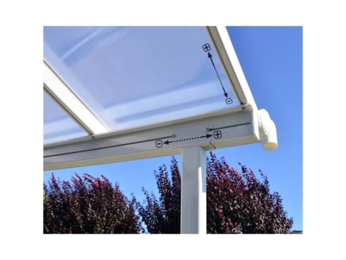Hliníková pergola PALRAM Sierra 3000 bílá 3 x 3