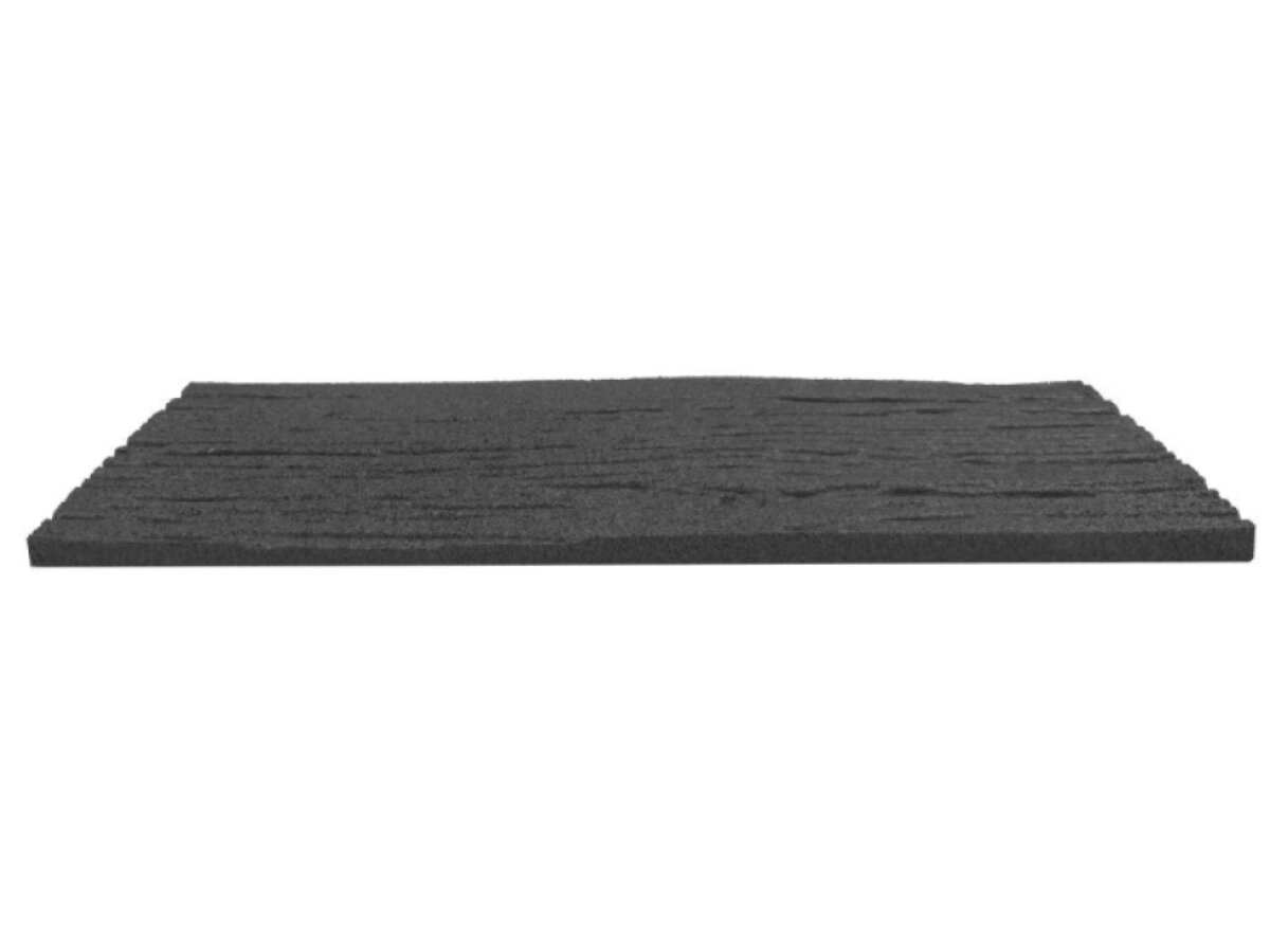 Zahradní nášlap RAILROAD TIE, šedý, gumový