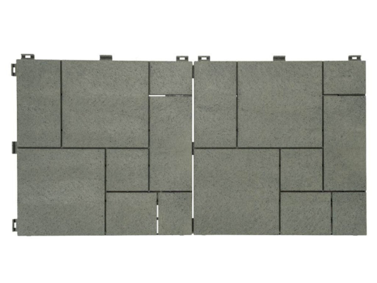 Gumová dlaždice STONE MOSAIC 30 x 30 cm, zelená