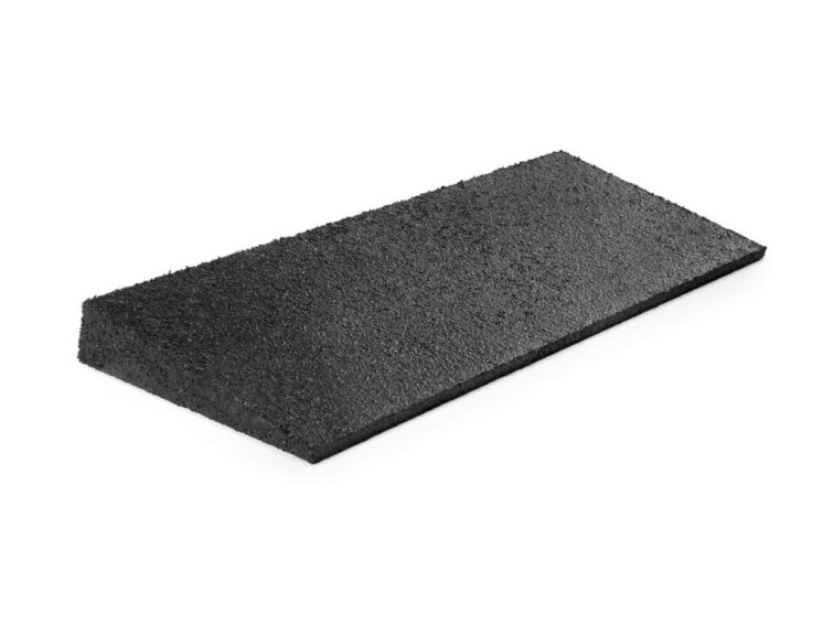 Gumový nájezd ASLON 50 x 20 cm, výška 4,3 cm, černá