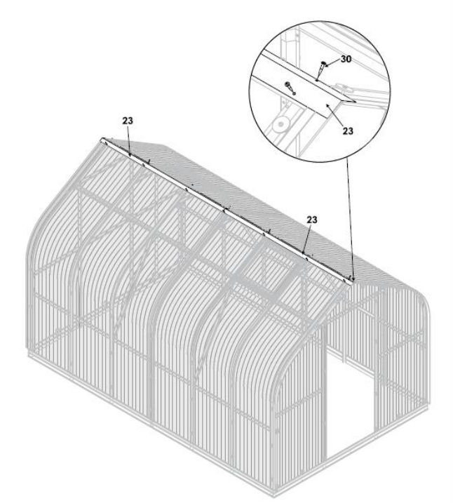 Zahradní skleník Gardentec STANDARD 4 x 2,5 m
