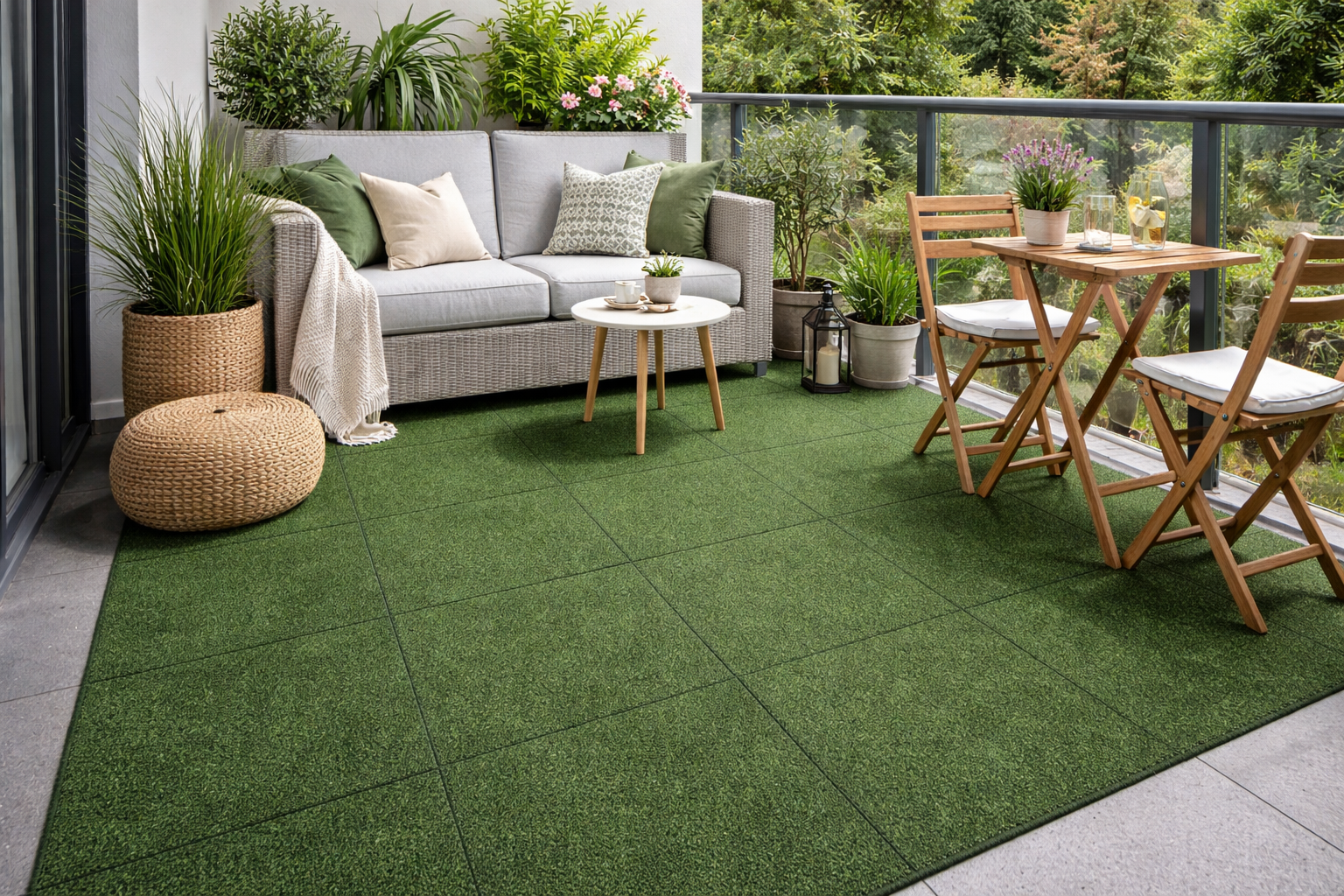 Gumová dlaždice ASLON 50 x 50 cm, zelená