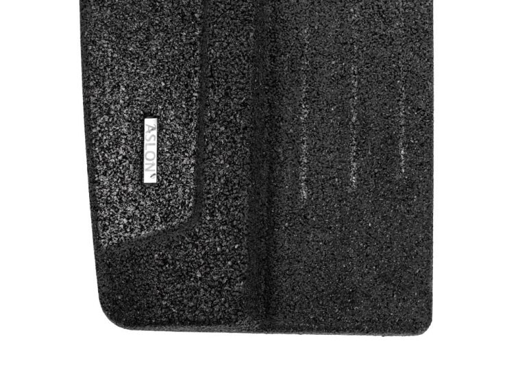 Gumová protiskluzová podložka pod žebřík ASLON 130 x 31 cm, černá