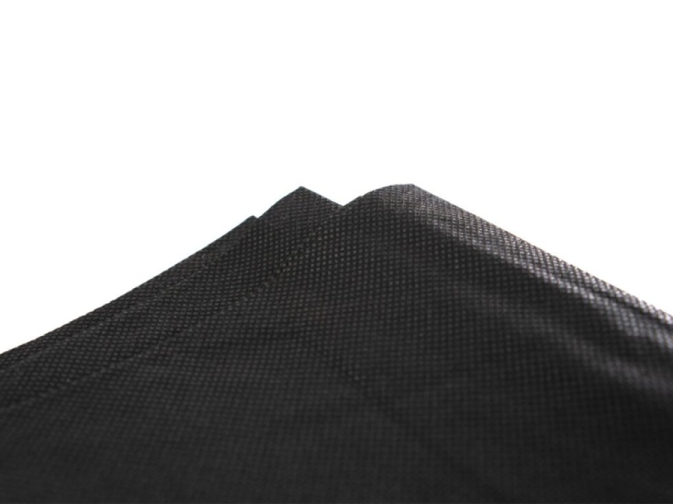 Netkaná mulčovací textilie Bradas černá, 1,6 x 5 m, 50 g/m2