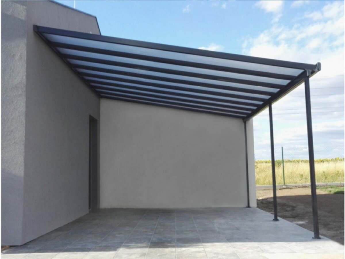 Hliníková pergola Terrassendach original 4,26 x 4,06 m - antracit