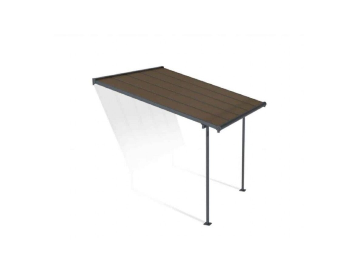 Hliníková pergola PALRAM Capri 3000 antracit 3 x 3