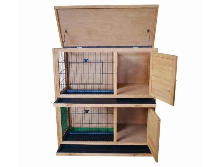 Králíkárna KENNIVA BUDDY 1200 x 560 x 1200 mm, dřevěná