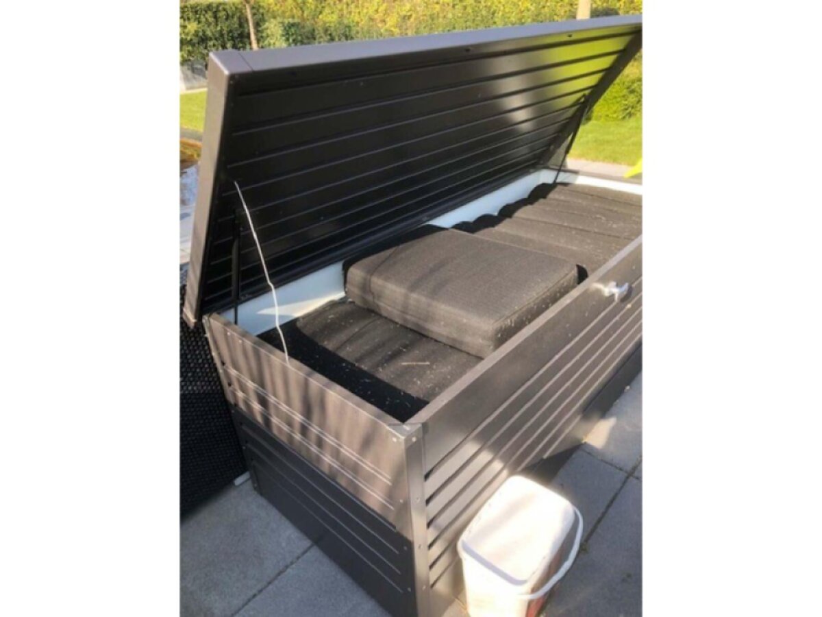 Úložný box Biohort FreizeitBox 160, šedý křemen metalíza