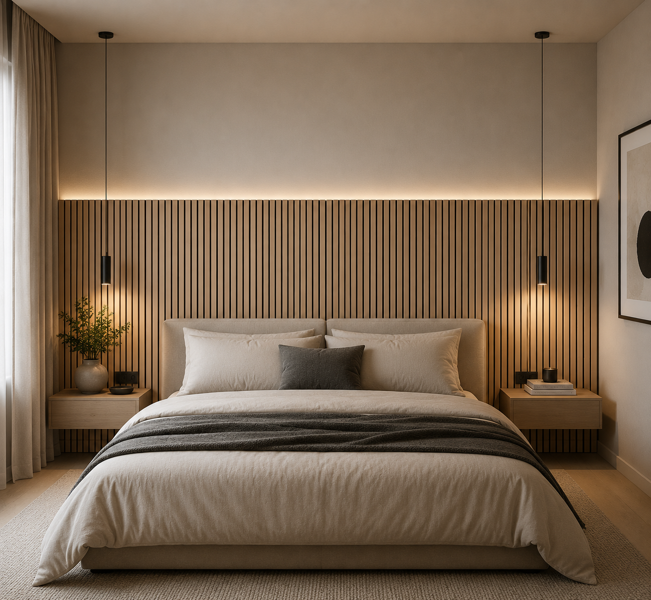 Akustický panel LEGI Home 120 × 60 cm, přírodní