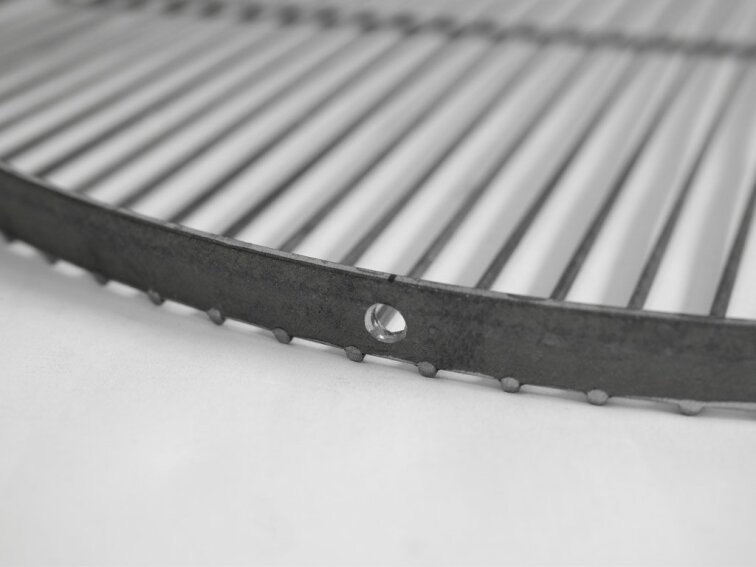 Grilovací rošt LEGI na ohniště 80 cm a trojnožku, kulatý, černá ocel