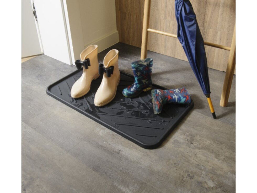 Odkapávač na boty Simple 35cm x 63cm, černá