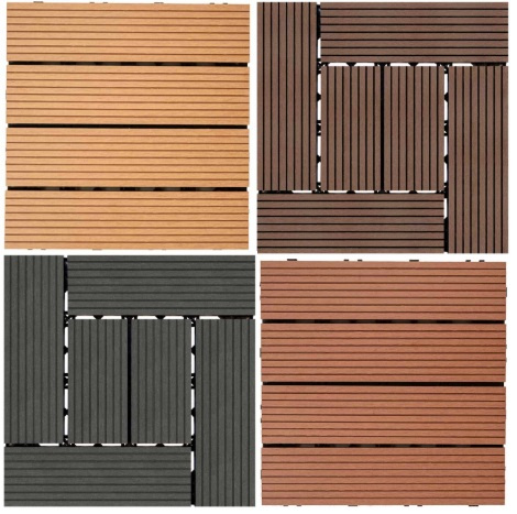 WPC dlaždice LEGI BASE 30 x 30 cm, teak