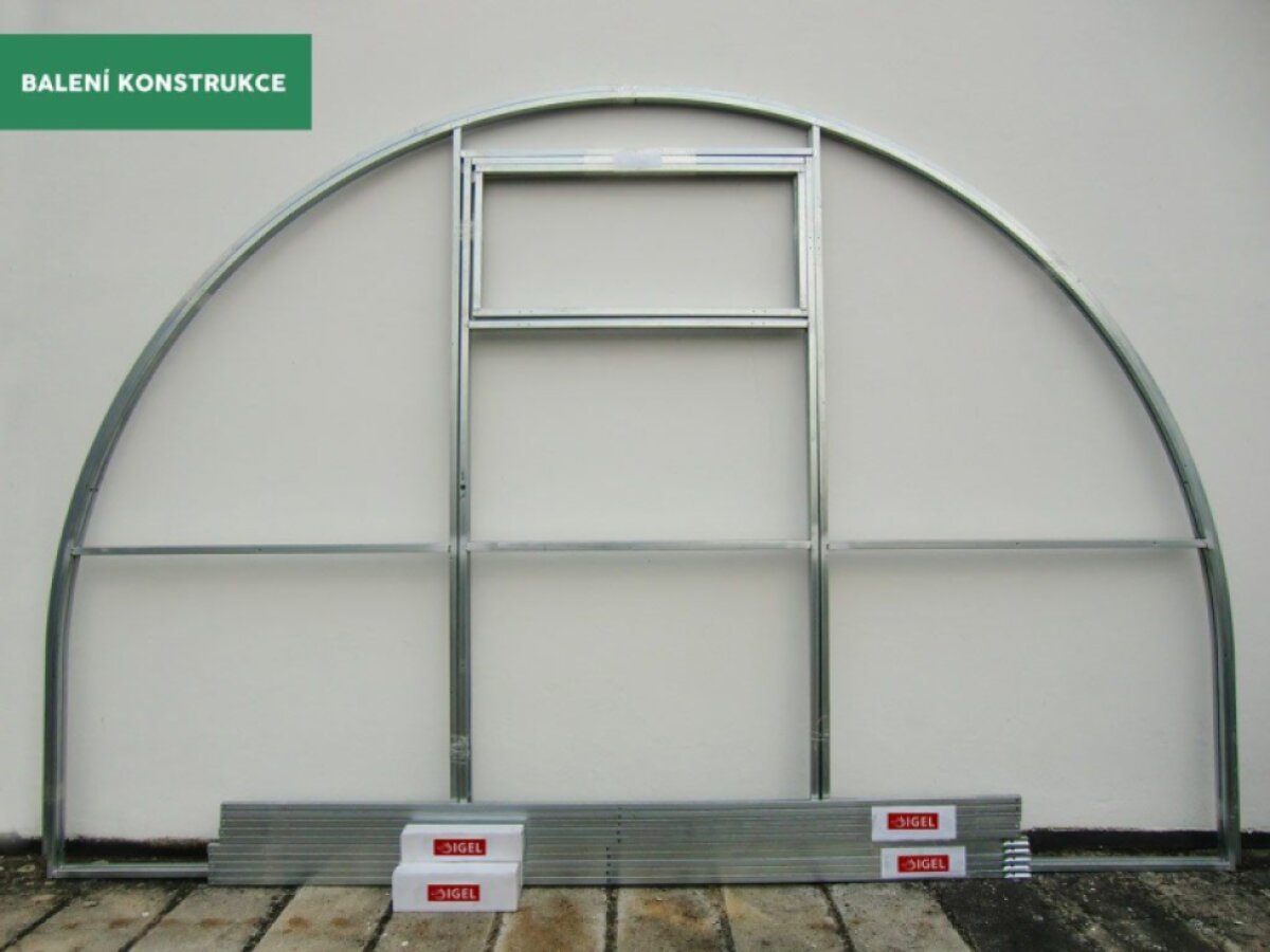 Zahradní skleník LEGI TOMATO 4 x 2 m, 4 mm