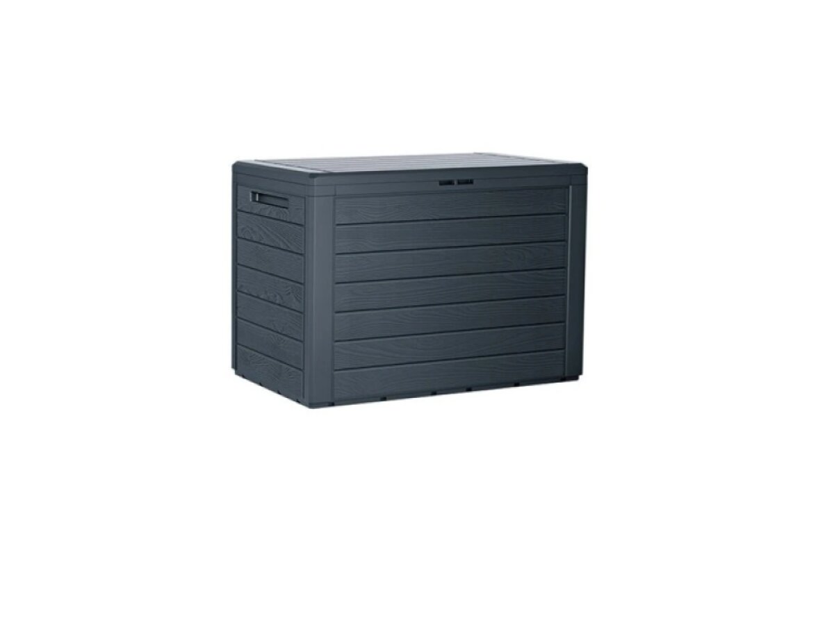 Zahradní box WOODEBOX 190 l - antracit 78 cm