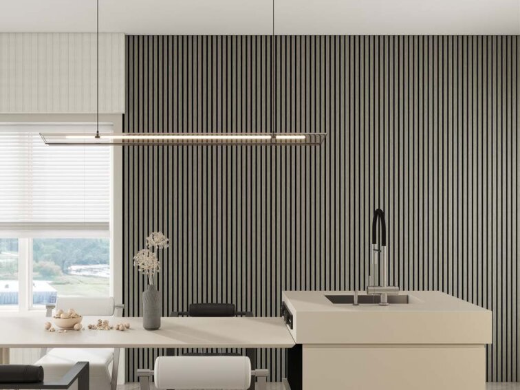 Akustický panel LEGI 60 x 270 cm, šedá