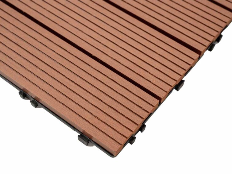 WPC dlaždice LEGI BASE 30 x 30 cm, chocolate