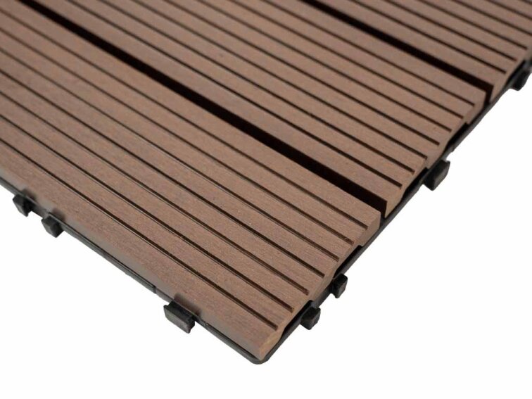 WPC dlaždice LEGI BASE 30 x 30 cm, coffee