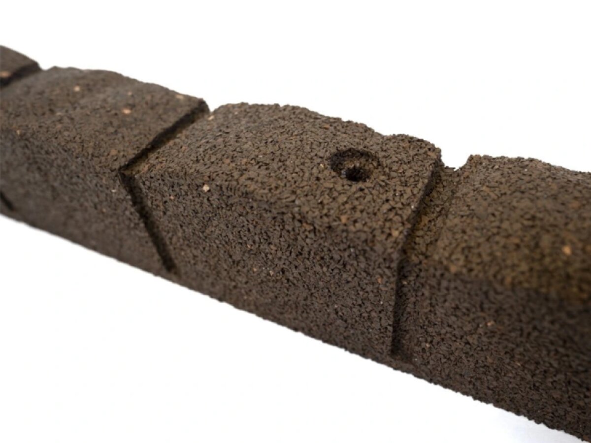 Zahradní obrubník ROMAN STONE hnědá 120 cm, gumový (včetně hřebů)