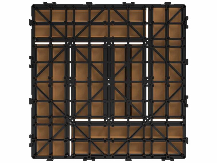 WPC dlaždice LEGI STYLE 30 x 30 cm, chocolate