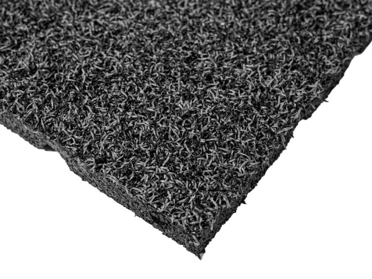 Gumová trávníková dlaždice ASLON 40 x 40 cm, Charcoal Grey