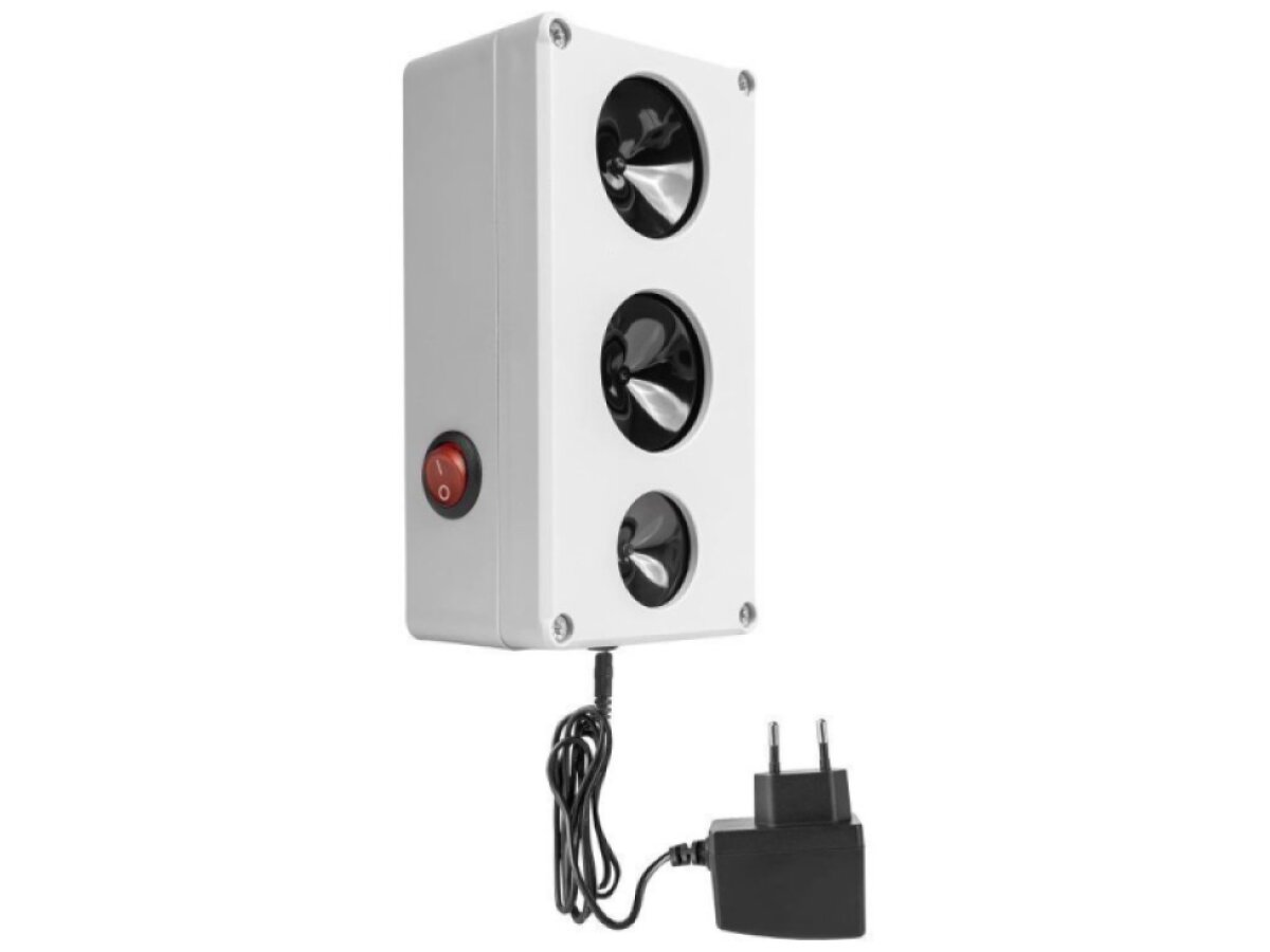 Vodotěsný ultrazvukový plašič na kuny myši a potkany DRAGON ULTRASONIC C300