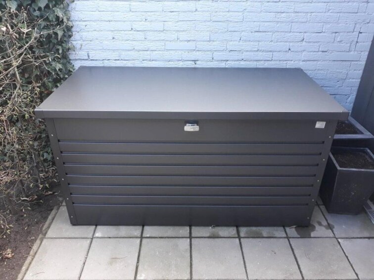 Úložný box Biohort FreizeitBox 130, tmavě šedá metalíza