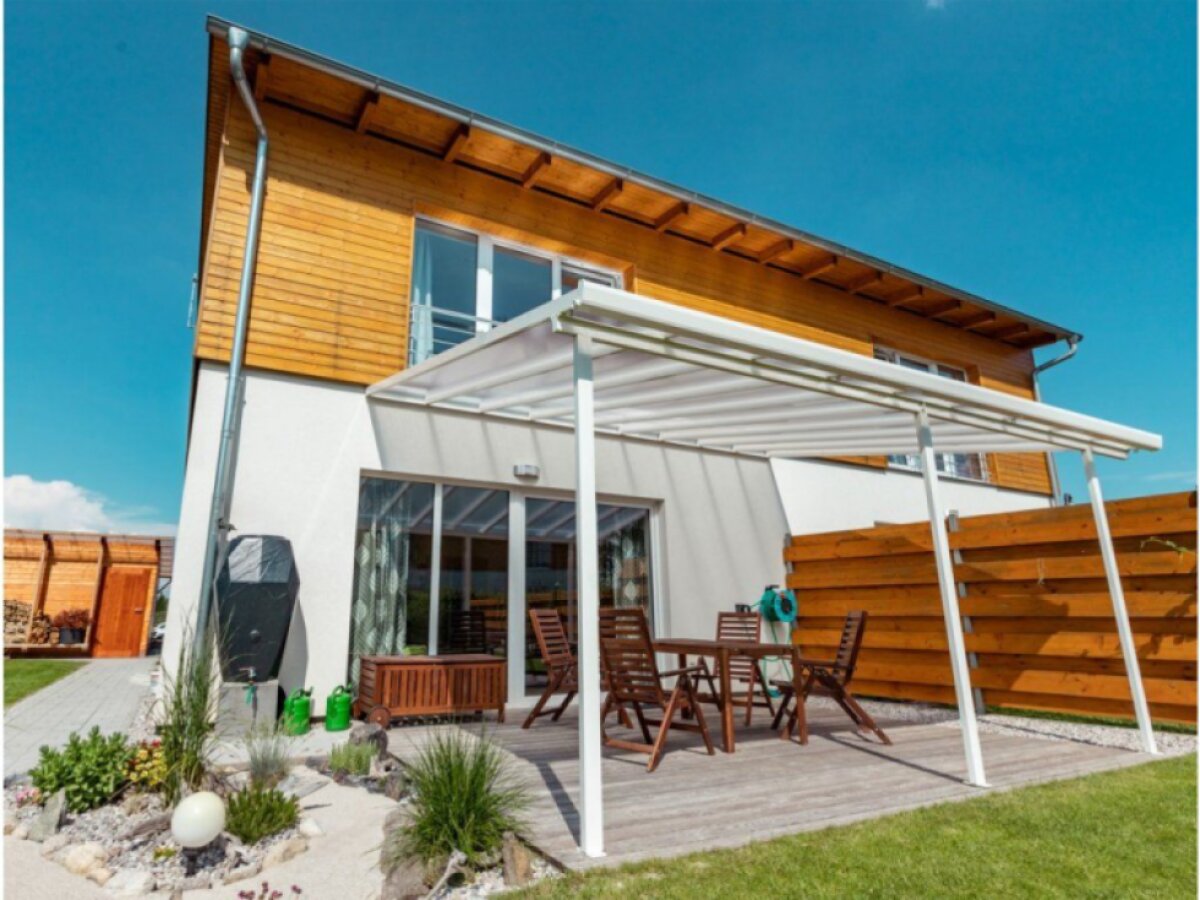 Hliníková pergola Terrassendach Original 3,06 x 3,06 m - bílá